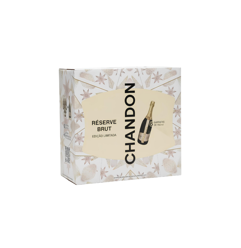 Kit Celebração - 6 Unidades Espumante Chandon Réserve Brut 750ML