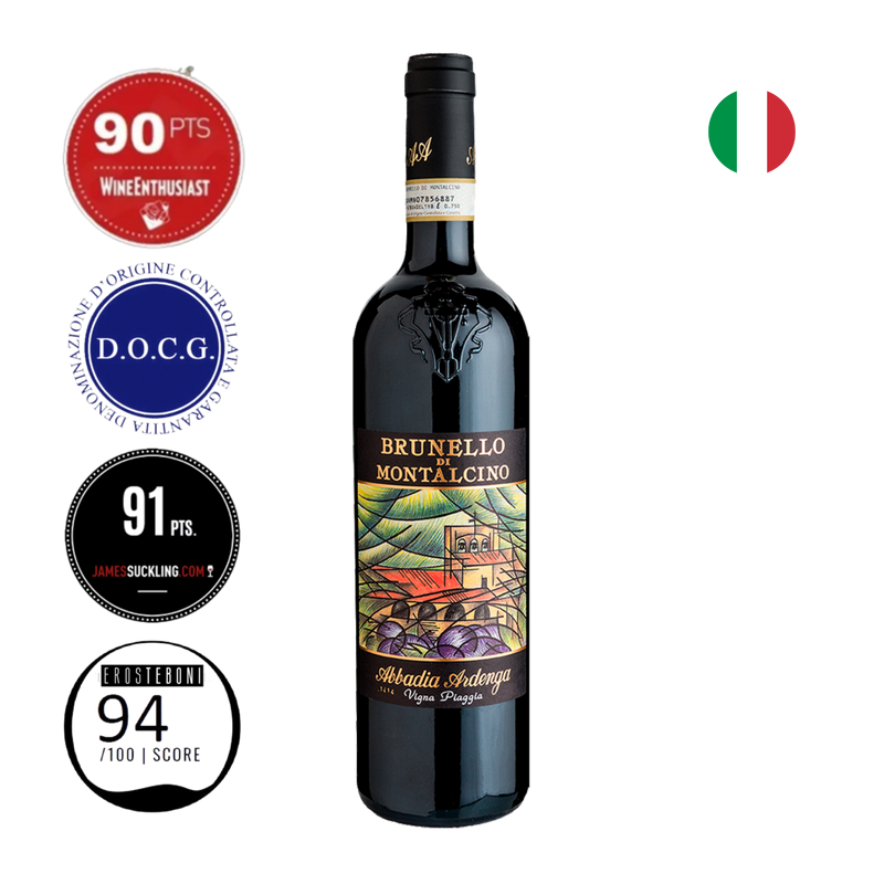 Abbadia Ardenga Vinho Brunello di Montalcino Vigna Piaggia 2018
