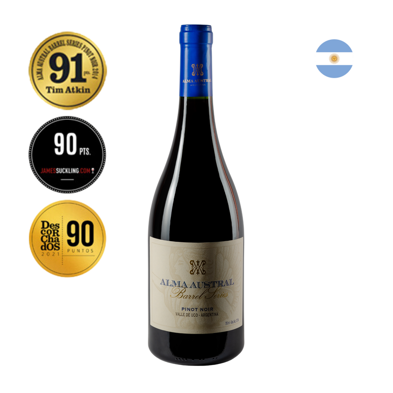 Kit Caixa de Madeira com 4 Vinhos Alma Austral