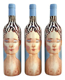 Kit 3 Unidades Vinhos Fino Tinto Chileno - La Piu Belle 750ml