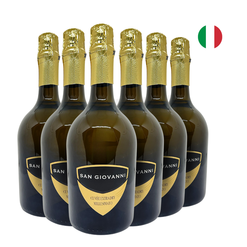 Kit 6 San Giovanni Espumante Cuvée Extra Dry Millesimato
