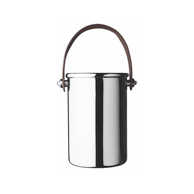 Balde isolante de aço inox com alça de couro - L'Esprit & le Vin