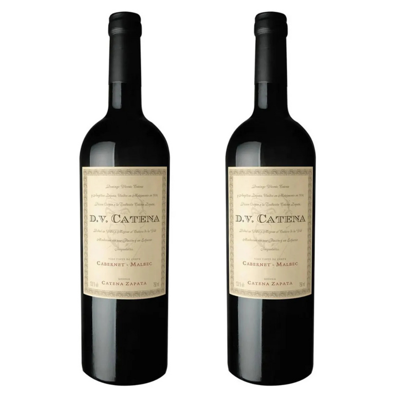Kit 2 Vinhos Argentinos - D.V Catena Malbec 750 mL + Winepopper
