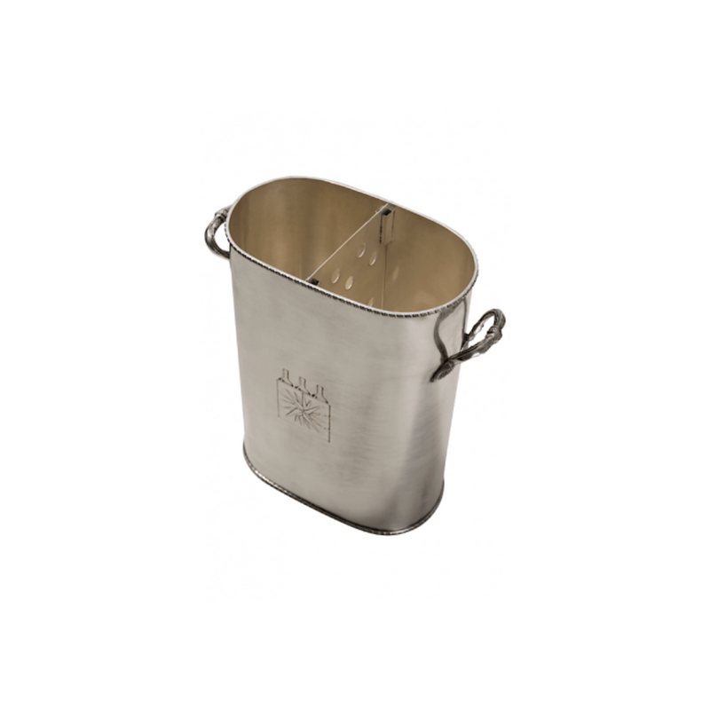 Balde de Gelo com Divisória - Cor Prata