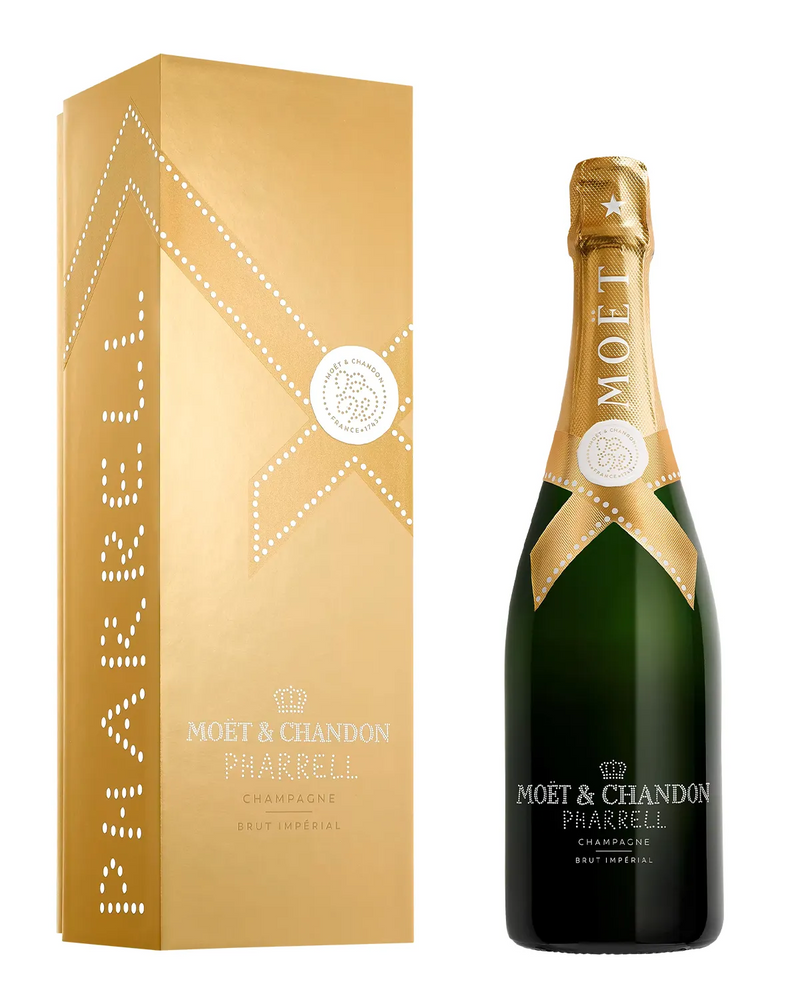 Kit 3 Unidades Champagne MOET & CHANDON x PHARRELL WILLIAMS EDIÇÃO LIMITADA - BRUT 750ML